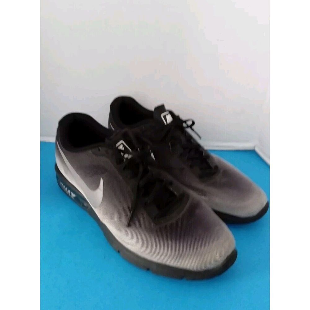 Nike Air Max Gradient Athletic Shoes Black Grey Ombre Training Sneakers